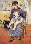 Pierre Renoir Mother and Child china oil painting artist